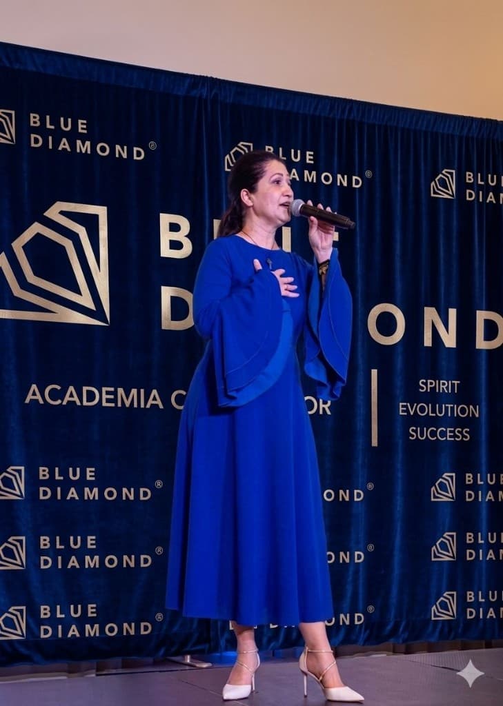 Mihaela Răcoare — partener Blue Diamond, eveniment Academia